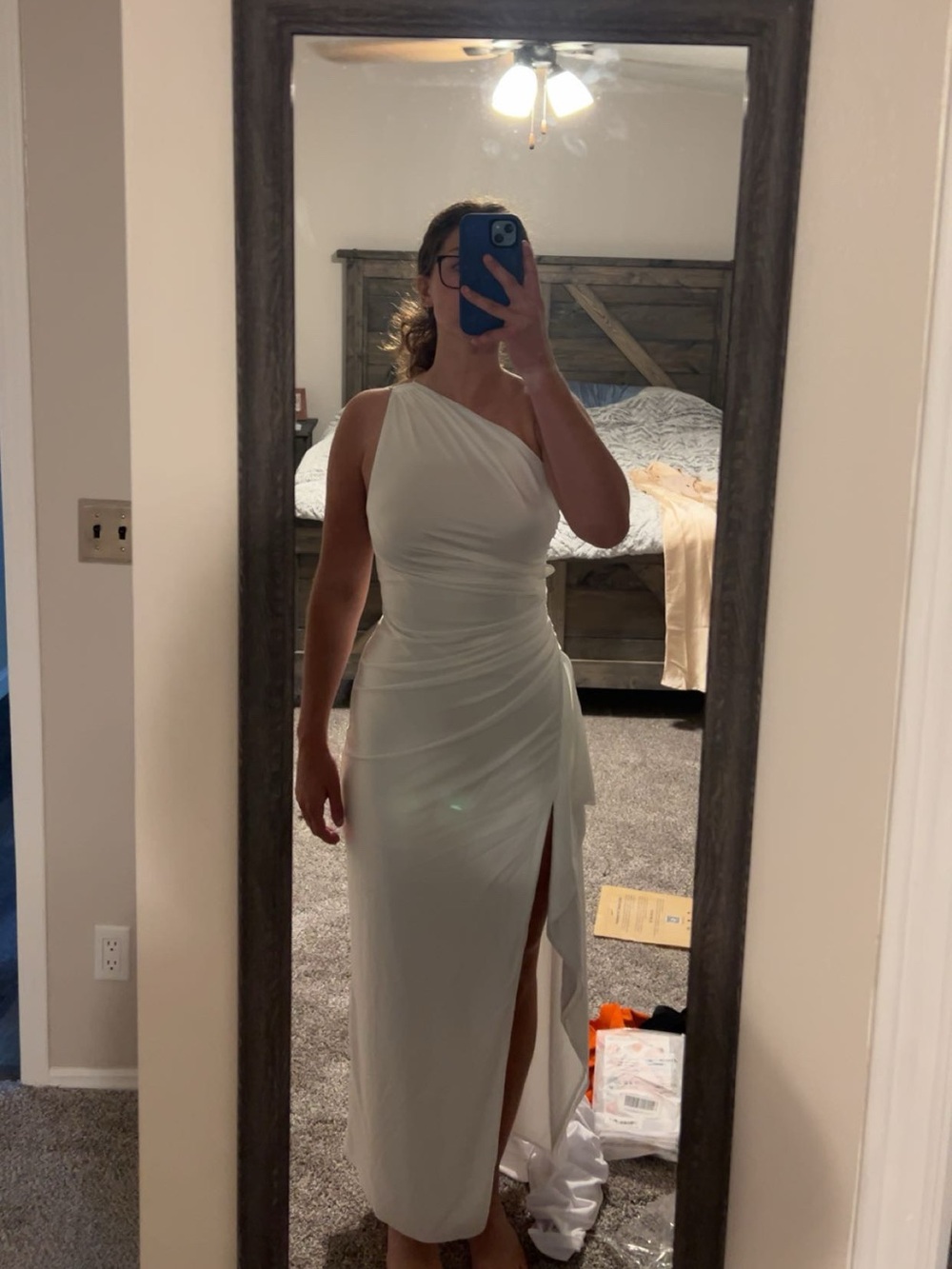 White Amazon dress